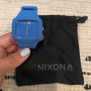 Nixon Watch- The rubber player- royal blue color